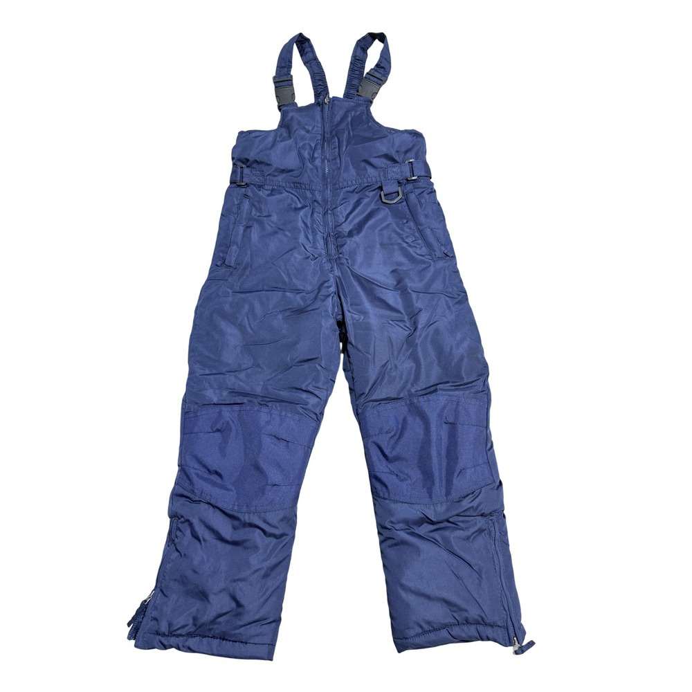 Cherokee Snow‎ Bib Pants Youth 6X/7 Blue Insulated Ski Adjustable Straps